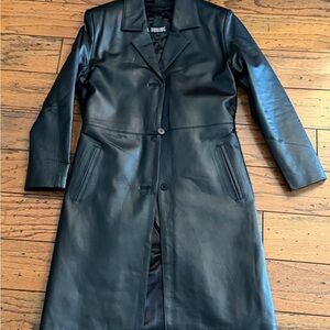 Beverly Hills Leather Club Black Leather Women's Jacket/Zip out lining